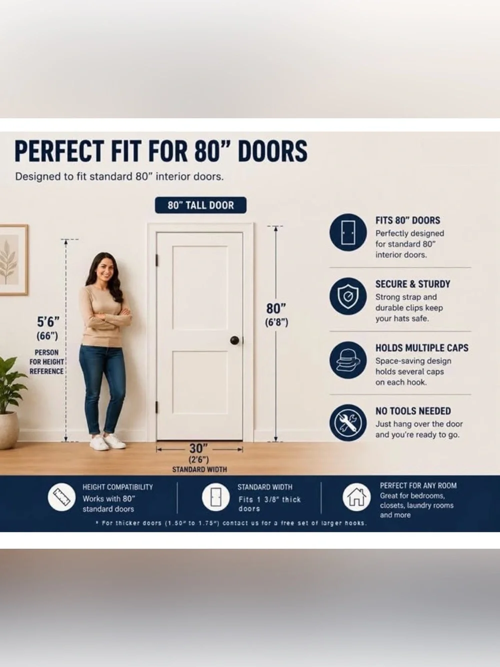 Over the door Hat Racks